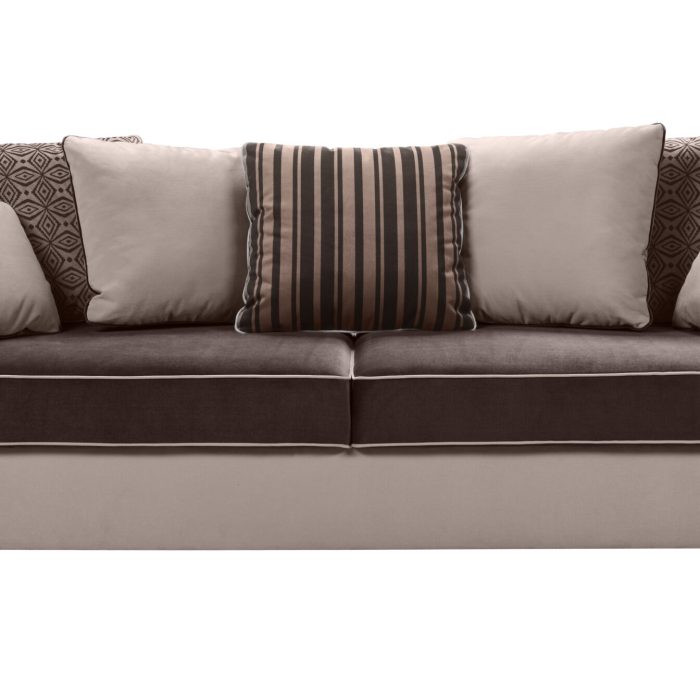 Sofa Deluxe Paros Cristal Classic biale tlo