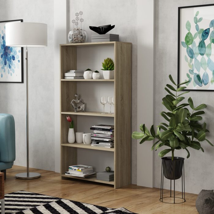 uniwersalny regał, mały salon, Regał w domu, Regał na książki
